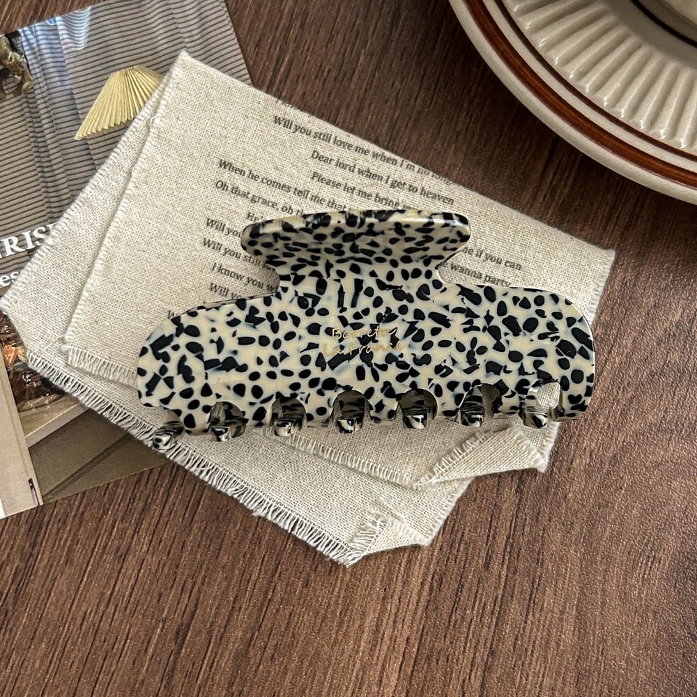 1 Piece Casual Leopard Print Gradient Color Acetate Women's Hair Clips