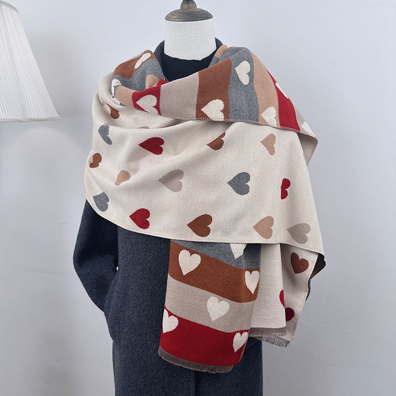 1 Piece Sweet Heart Winter Scarve 