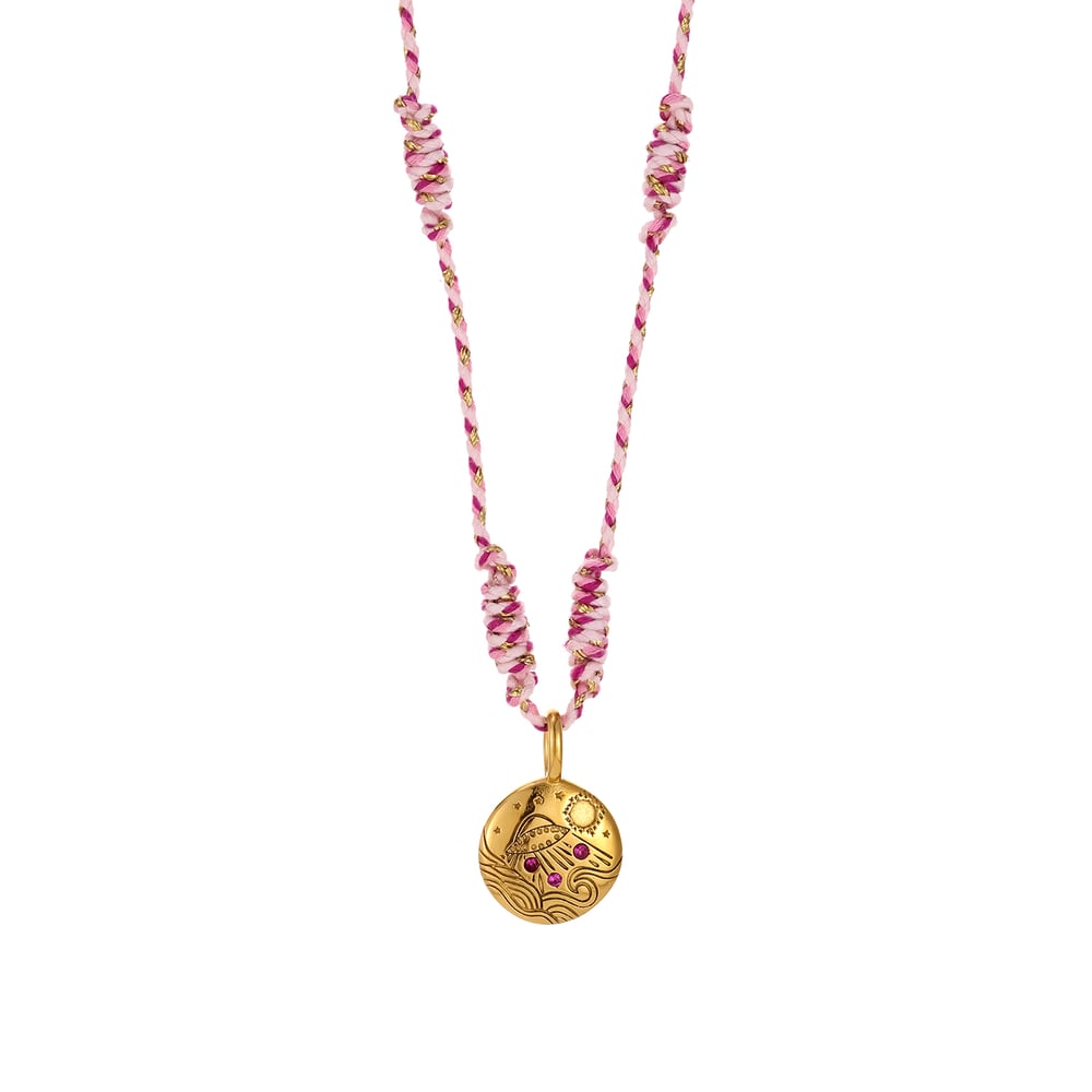 1 collar colgante de acero inoxidable con diseño de sol delicado para mujer Imagen4