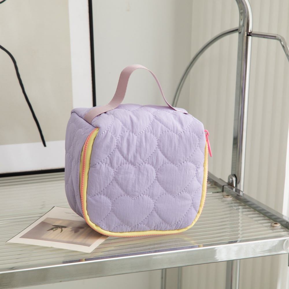 1 Stück Make-up-Tasche mit süßem Herz