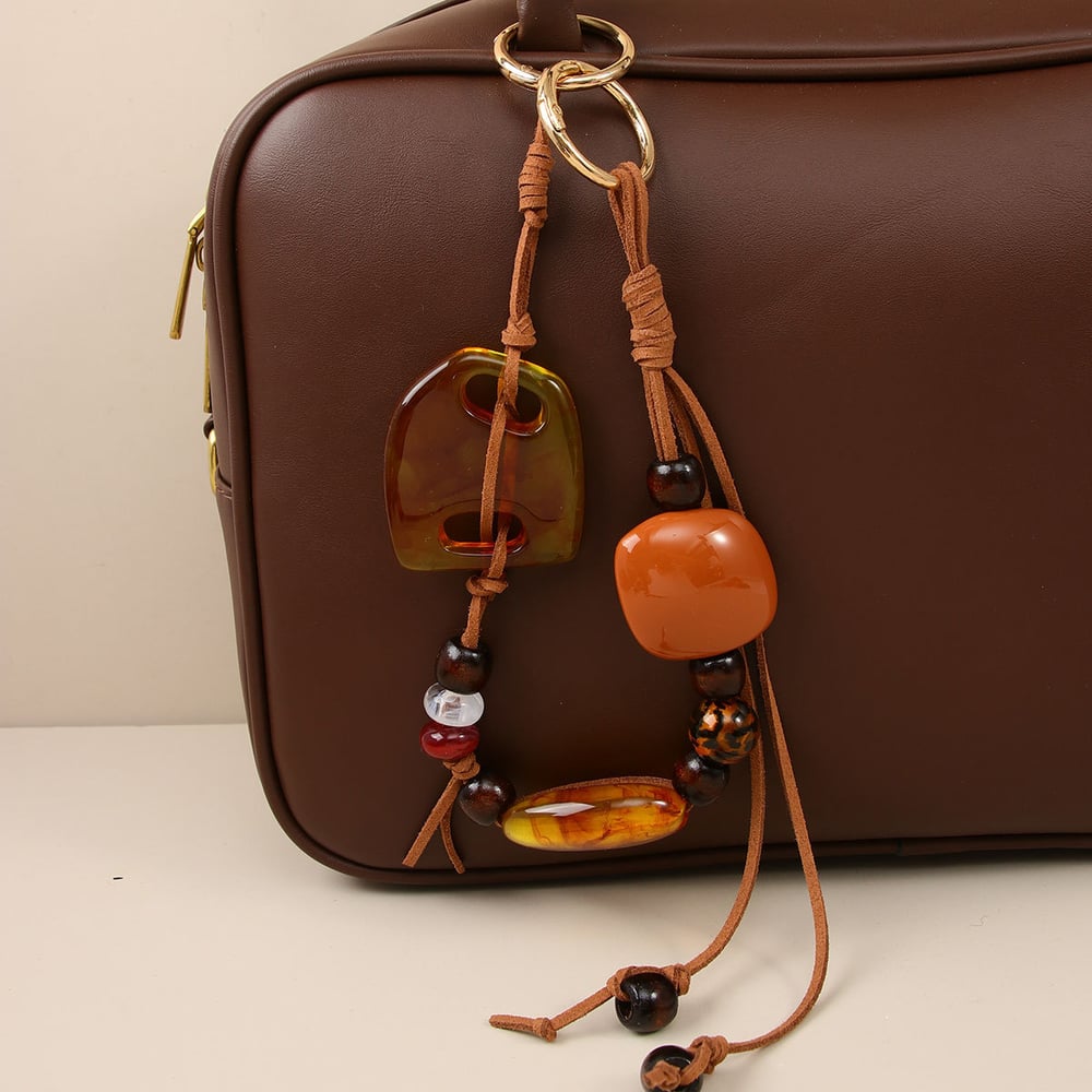 1 String Simple Series Retro Irregular Shape Resin Women's Bag Charms h5Picture3