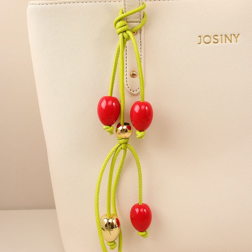 1 Piece Imitation Fruit Hand Woven Women's Bag Charms h5Picture3