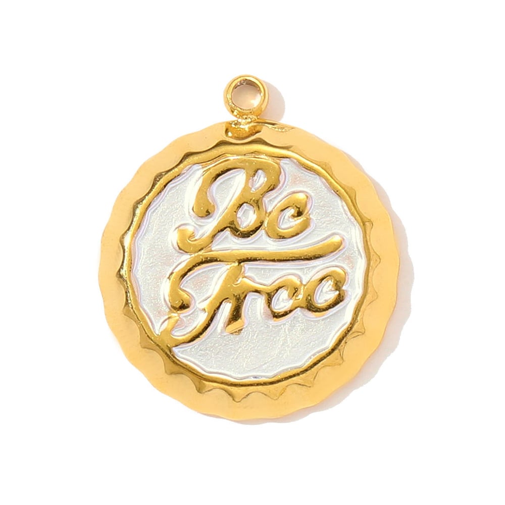 1 Piece Simple Rugby Shape Stainless Steel Women's Pendants 