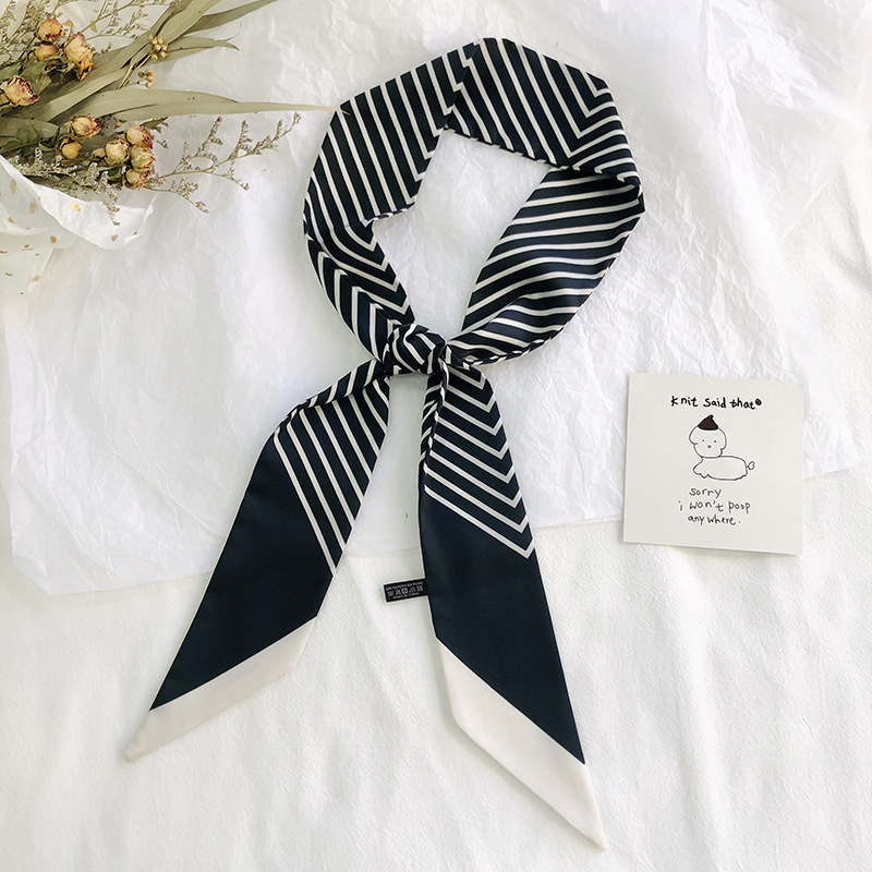 1 Piece Simple Strip Polyester Women's Bandana h5Picture2