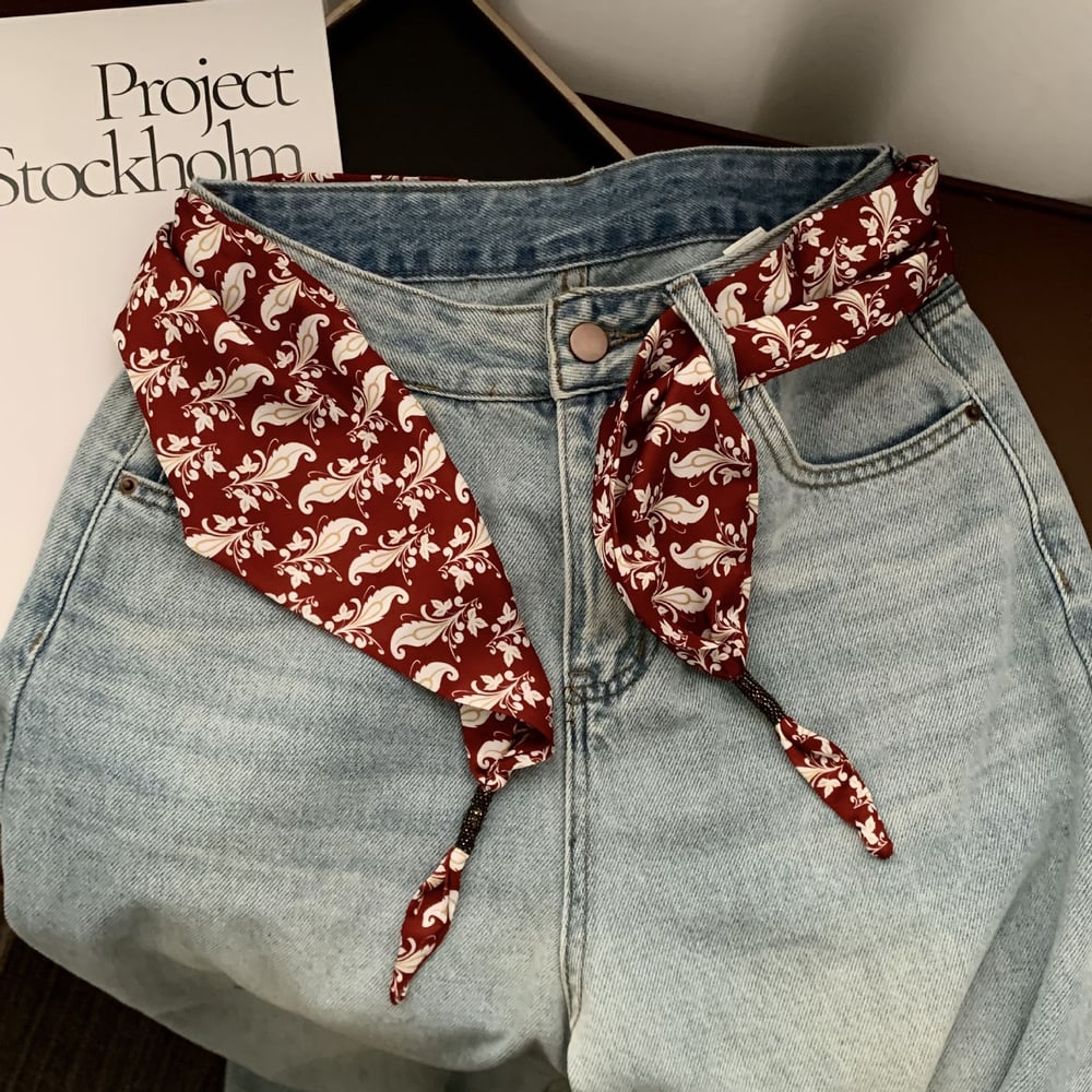 1 Piece Romantic Paisley Pattern Polyester Women's Bandana h5Picture4