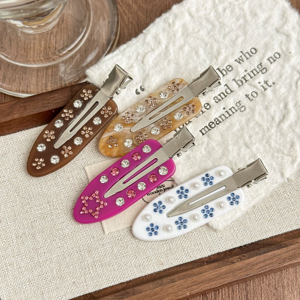 1 Piece Delicate Flower Acetate Women's Hair Clips Picture3