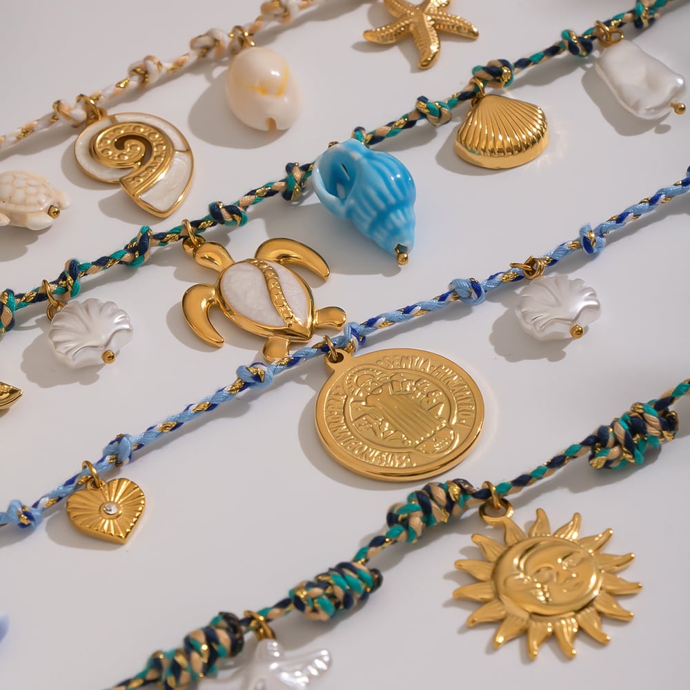 1 Piece Romantic Rope Chain Oceanic Pendant Necklace h5Picture4