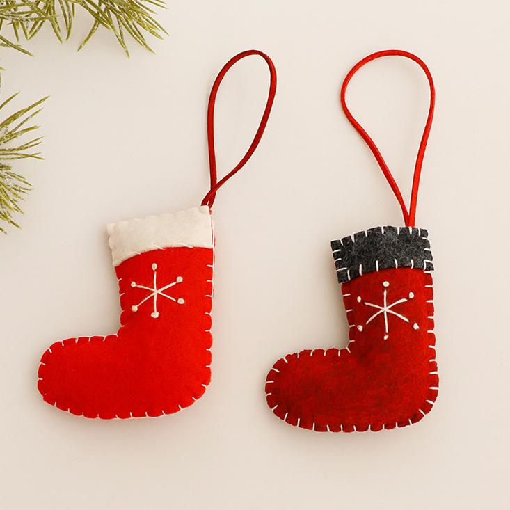 1 Piece Christmas Sock Wool Felt Party Supplies Picture3