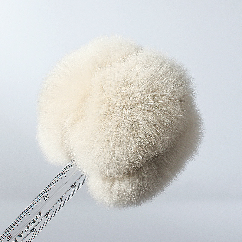 1 pince à cheveux mignonne en forme de pompon poilu pour femme