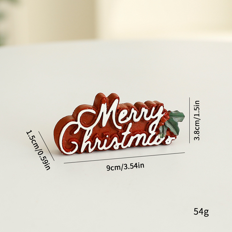 1 Piece Delicate Christmas Resin Party Supplies 