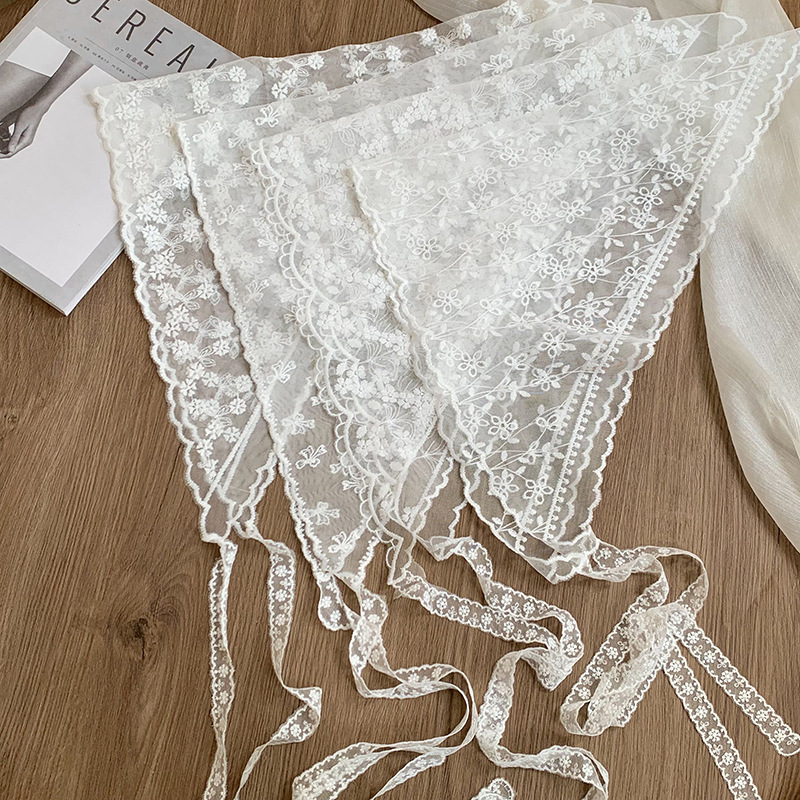 1 Piece Sweet Lace Polyester Women's Summer Scarves h5Picture3