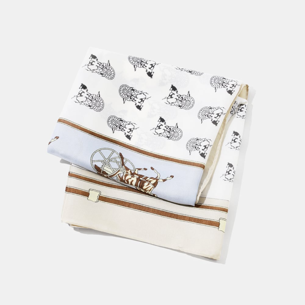 1 Piece Retro Horse Pattern Polyester Bandana h5Picture3