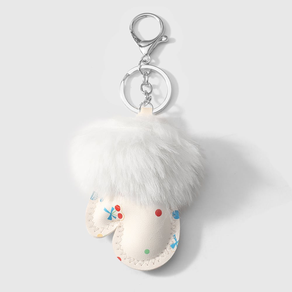 1 Piece Polka Dots Glove Leather Women's Bag Charms Picture7