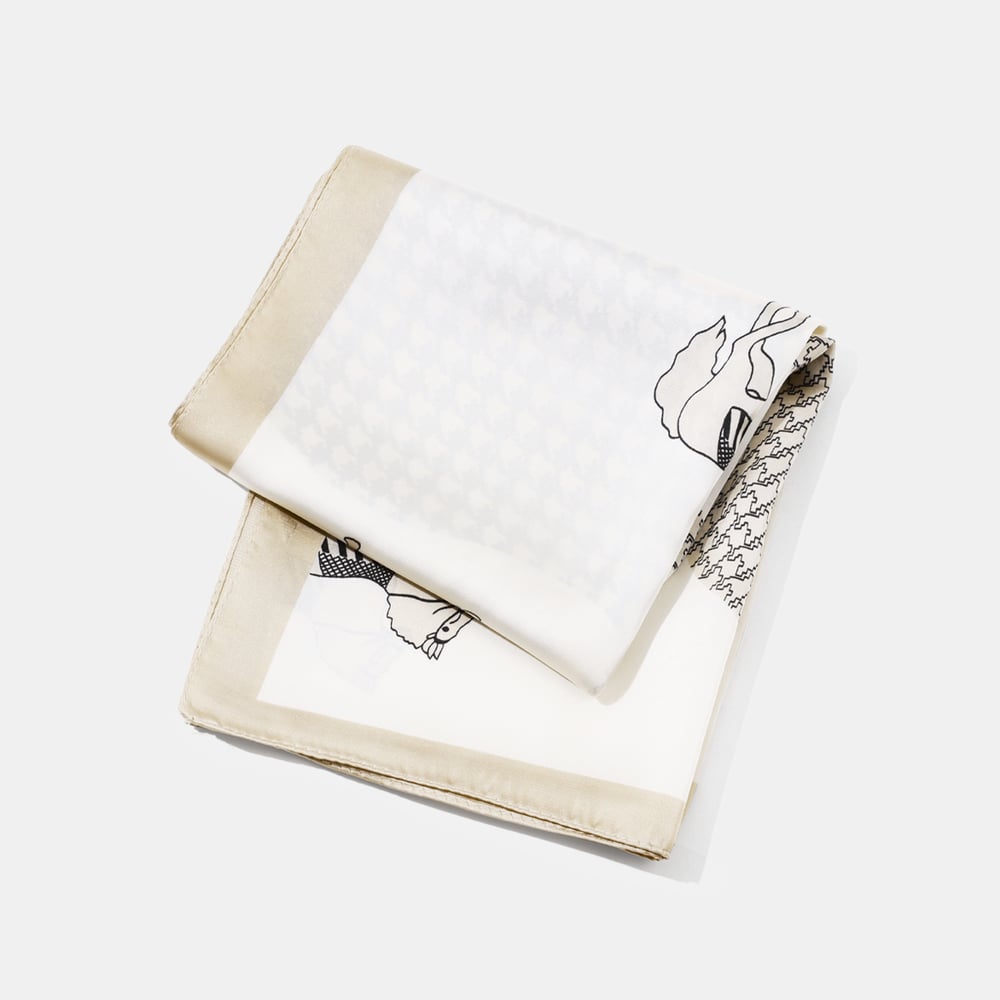 1 Piece Horse Plaid Pattern Polyester Bandana h5Picture3