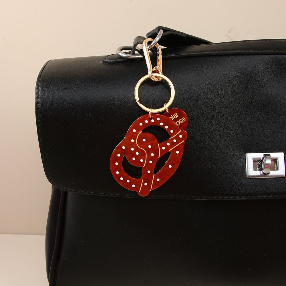 1 Piece  Retro Croissant  Acrylic Women's Bag Charms h5Picture3
