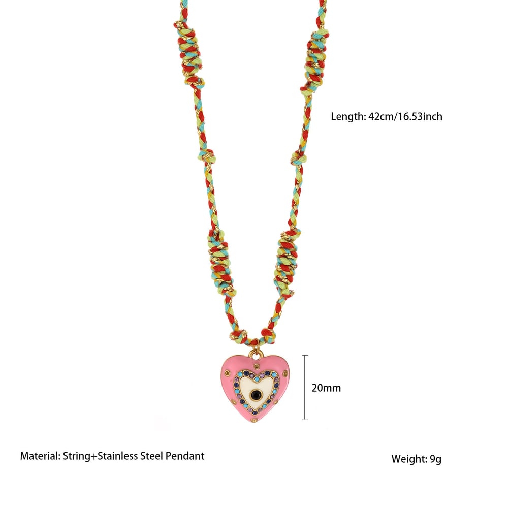 1 collar con colgante de corazón romántico de acero inoxidable para mujer 