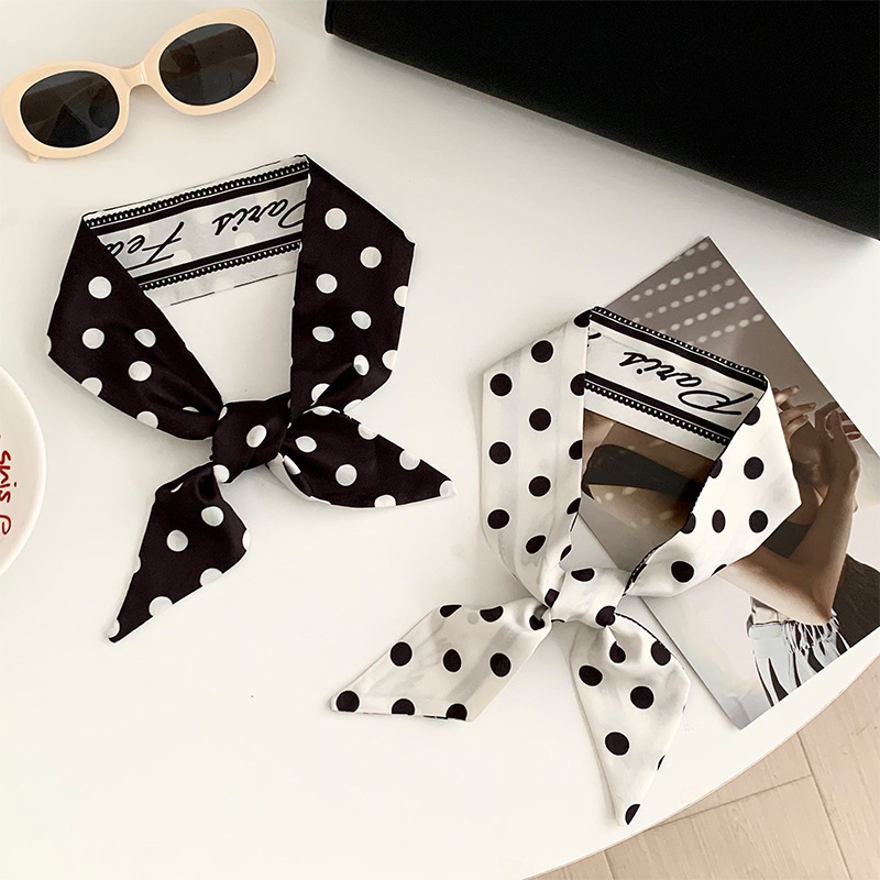 1 Piece Colorful Polka Dots Polyester Women's Bandana h5Picture4