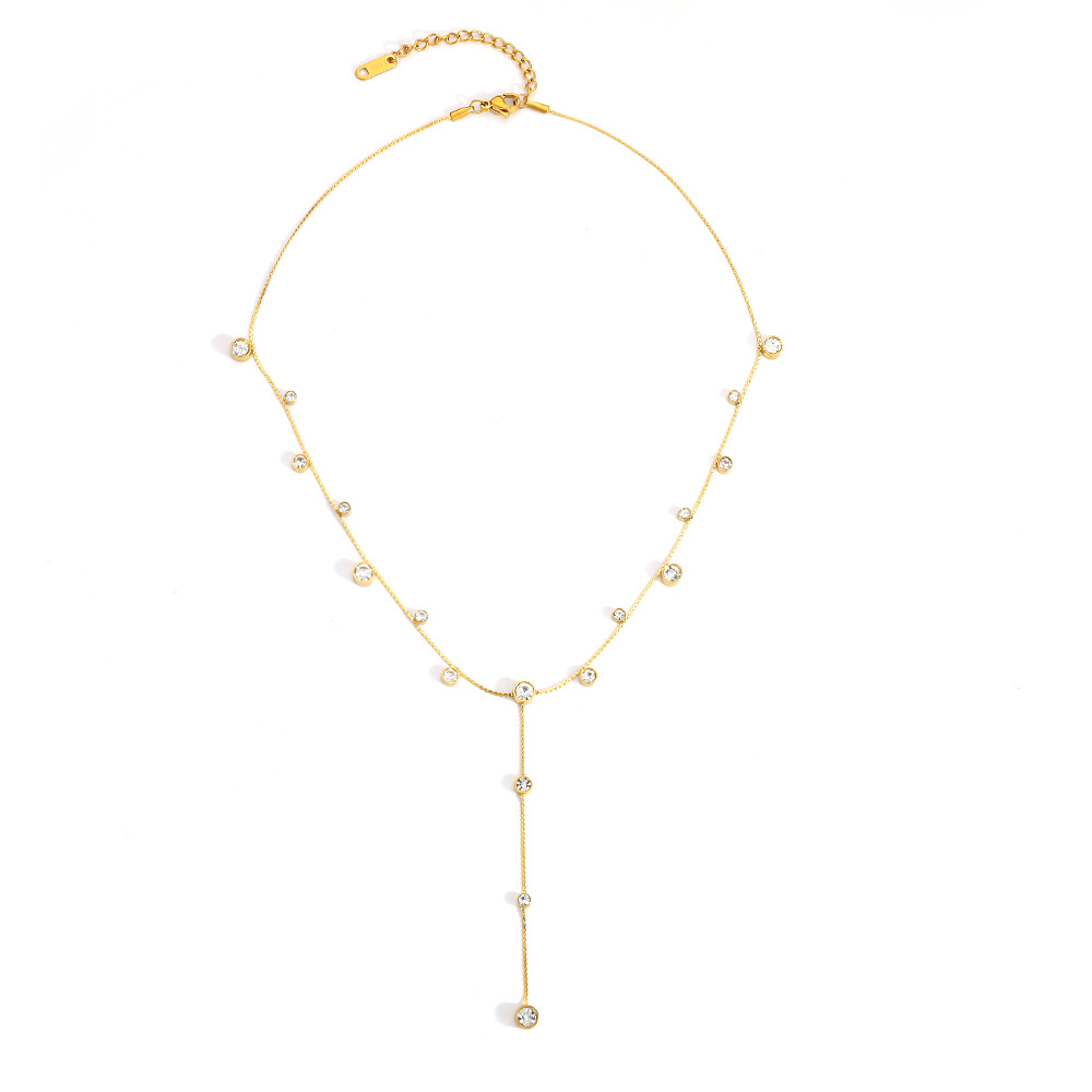 1 Piece Simple  Daily Heart Stainless Steel Women's Chain Necklaces Picture4