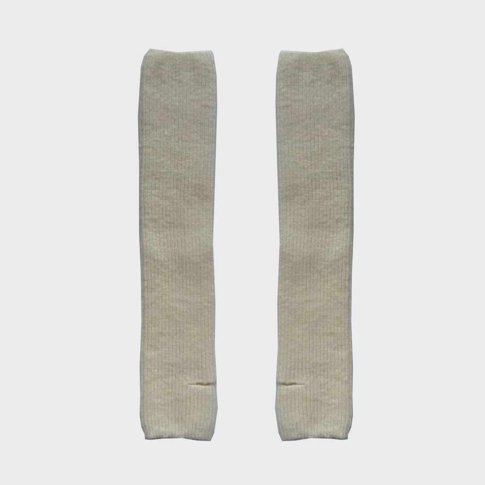 1 Pair Wool Blend Solid Color Knitted Leg Warmers