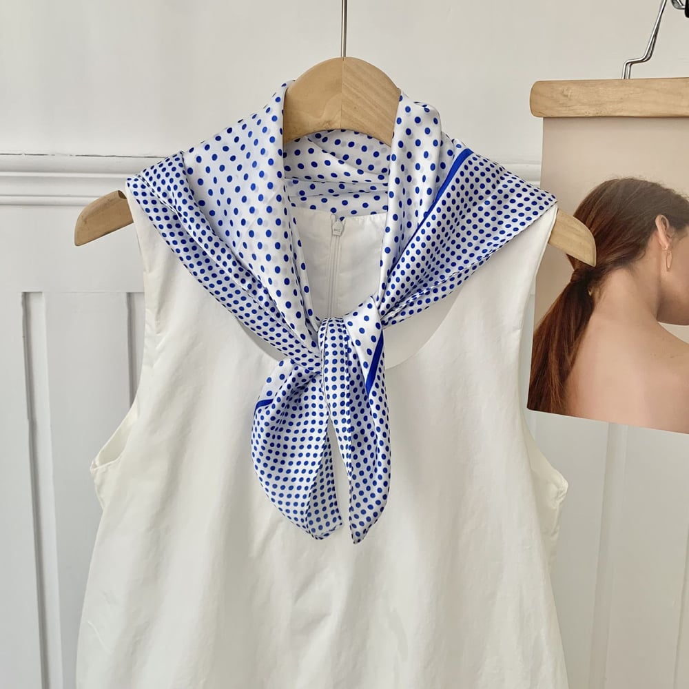 1 Piece Polychrome Polka Dots Polyester Women's Bandana h5Picture3