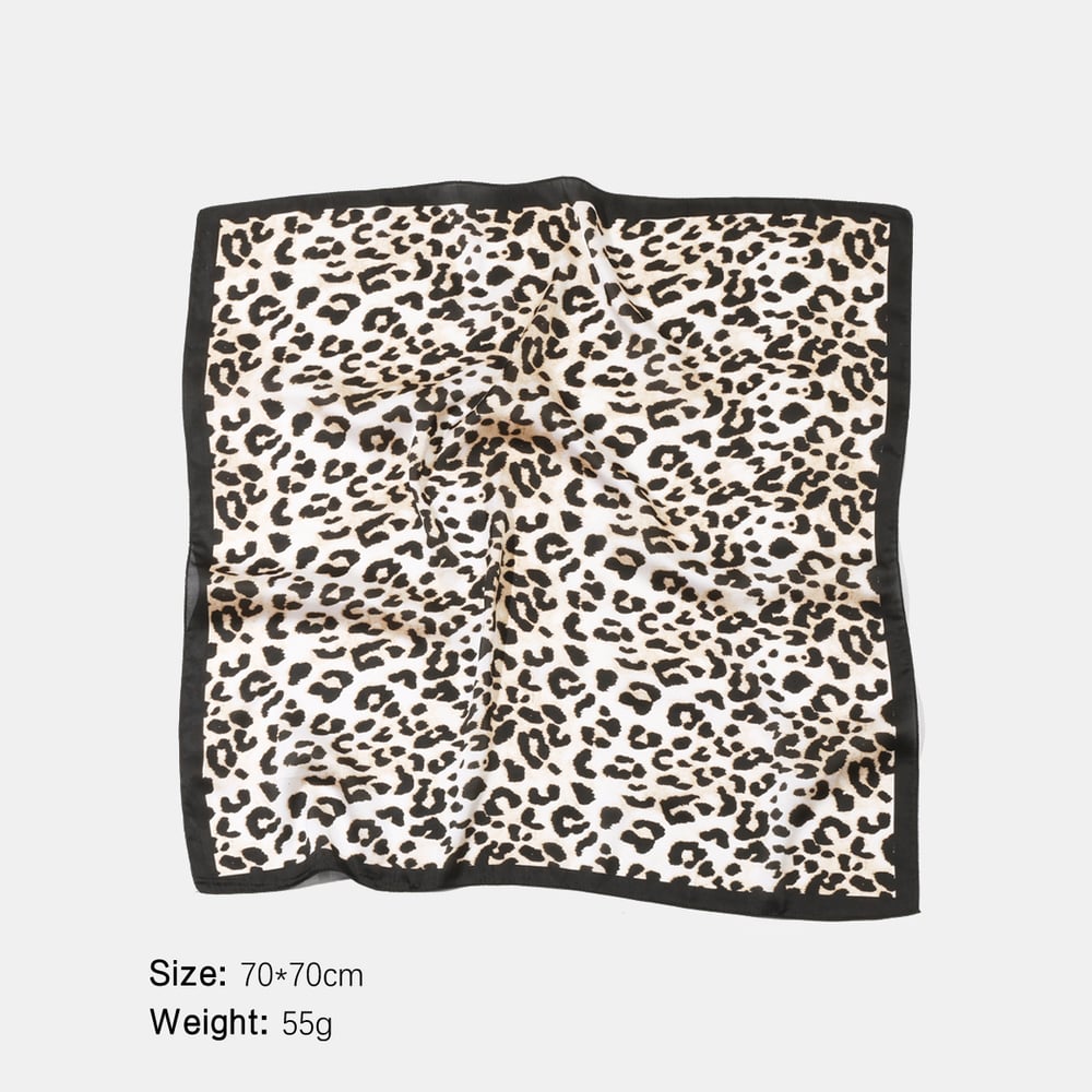 1 Piece Leopard Pattern Polyester Bandana