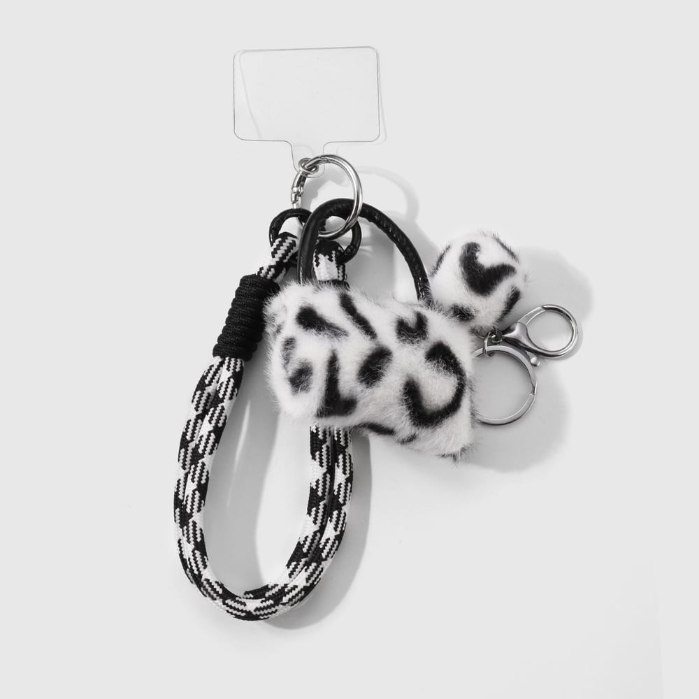 1 Piece Simple Leopard Print Polyester Phone Chain