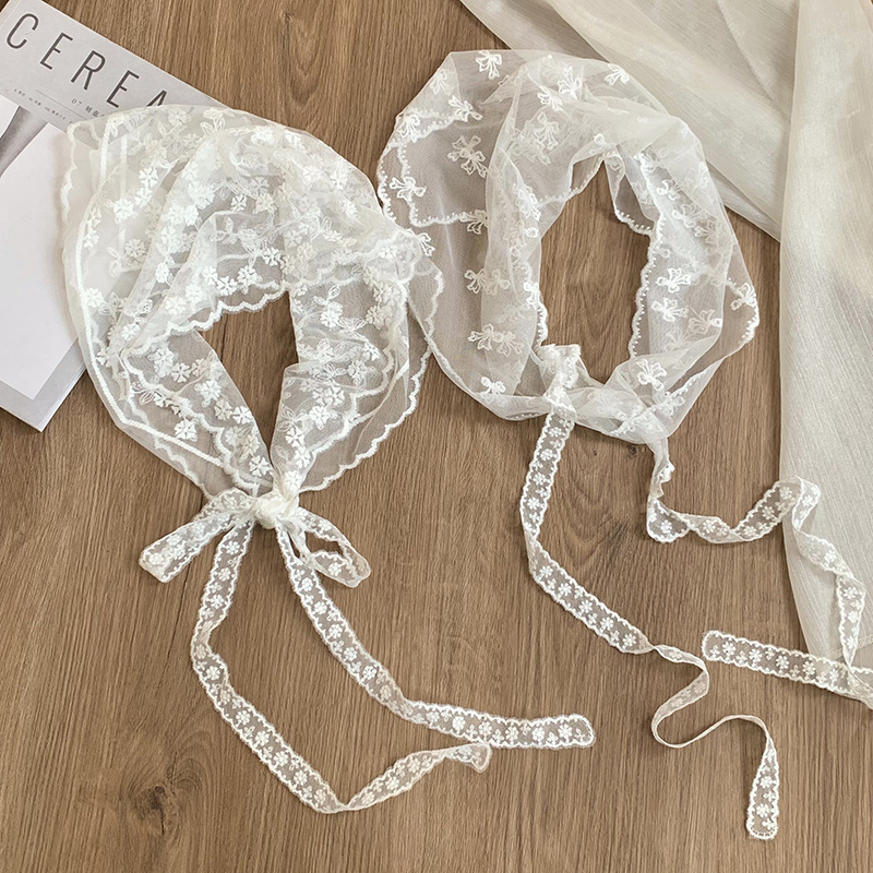1 Piece Sweet Lace Polyester Women's Summer Scarves h5Picture2