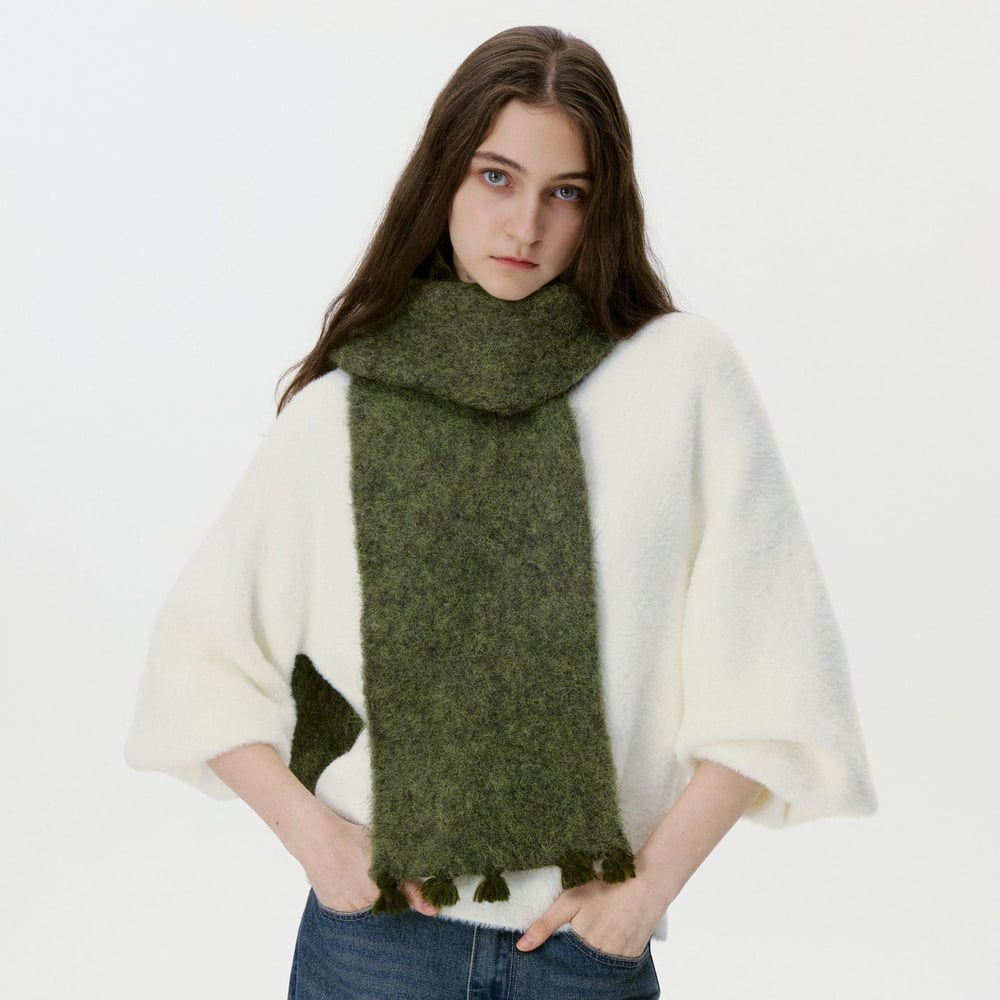 1 Piece Vogue Tassel Wool Women's Winter Scarves 