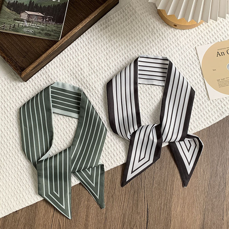 1 Piece Daily Strip Polyester Women's Bandana h5Picture3