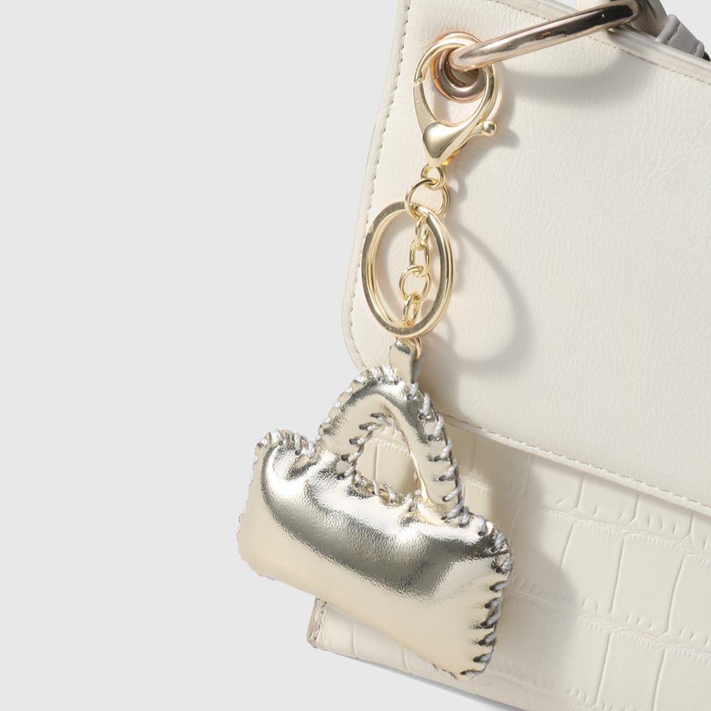 1 Piece Delicate Metallic Color Leather Women's Bag Charms Picture5