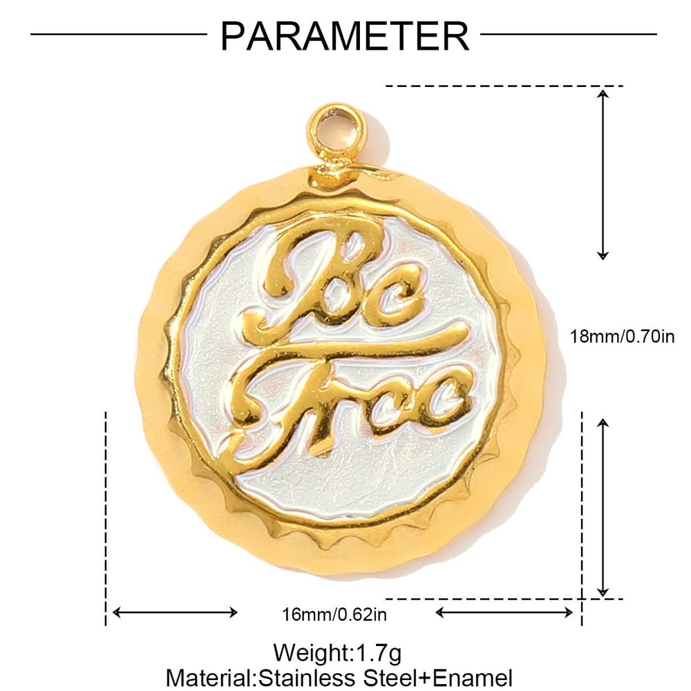 1 Piece Simple Rugby Shape Stainless Steel Women's Pendants Picture2