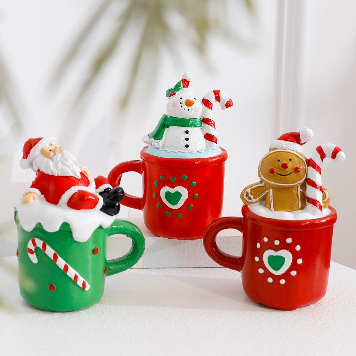 1 Piece Christmas Mug Resin Party Supplies Picture5