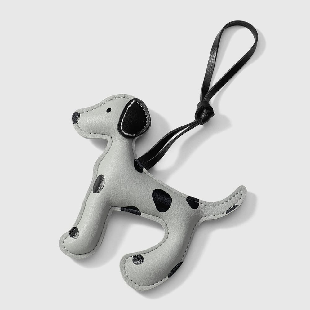 1 Piece Vivid Spotted Dog Leather Women's Bag Charms Picture8