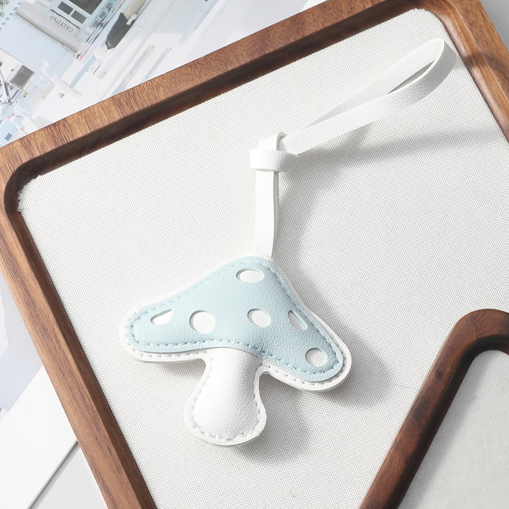 1 Piece Colorful Mushroom Leather Women's Bag Charms Picture7