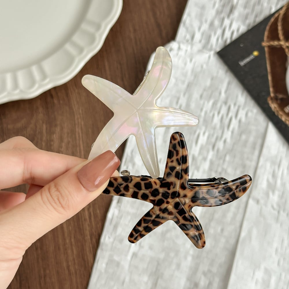 1 Piece Casual Starfish Acetate Women's Hair Clips Picture4