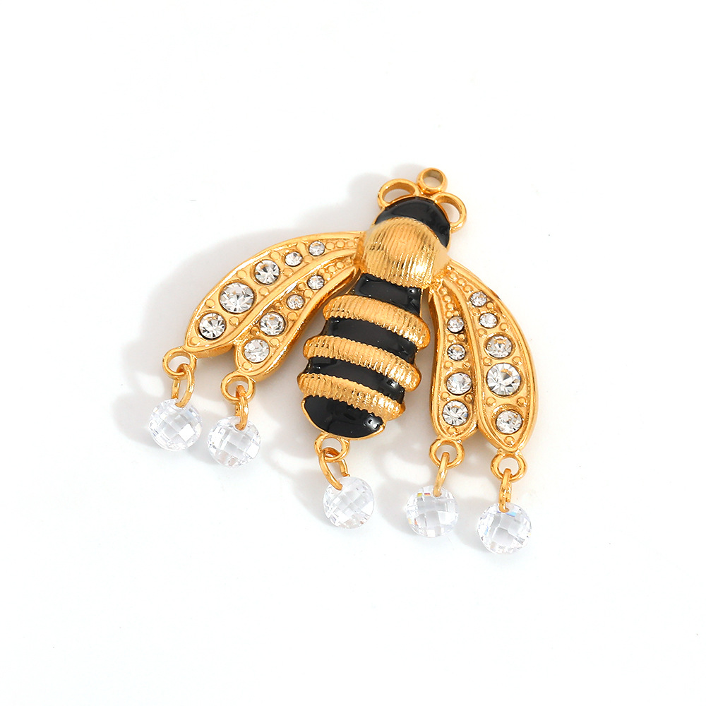 1 Piece DIY Bow Knot Turtle Circle Butterfly Moon Shell Stainless Steel Pendant Picture5