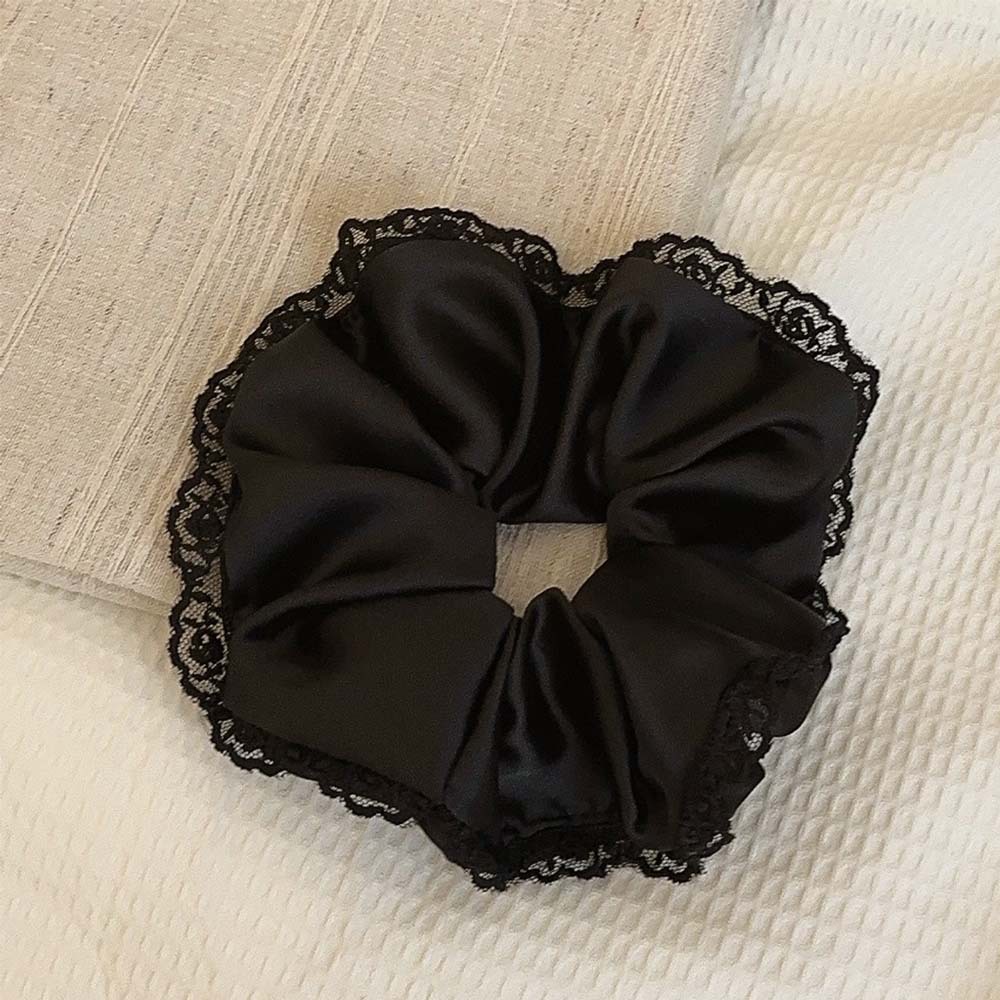 1 Piece Romantic Black Lace Polyester Women's Scrunchies