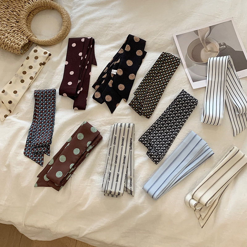 1 Piece Vintage Polka Dots Polyester Women's Bandana h5Picture2