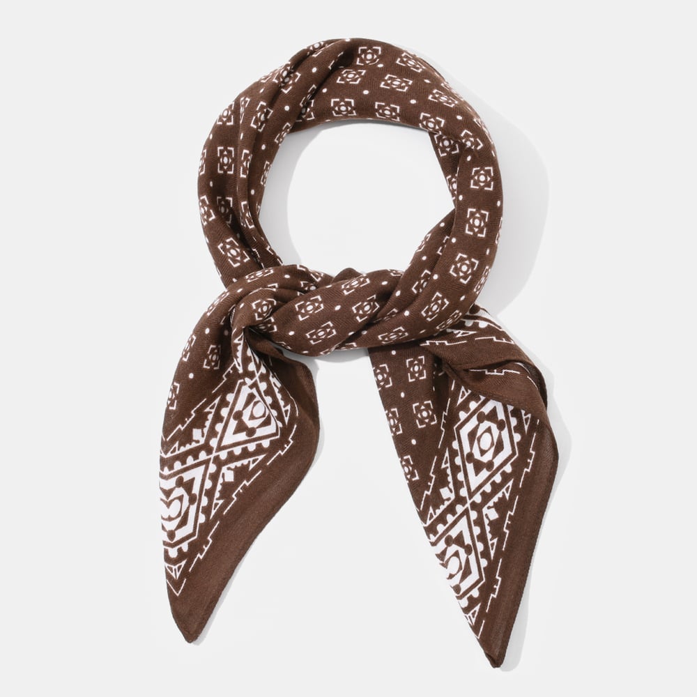 1 Piece Retro Paisley Pattern Polyester Bandana h5Picture3