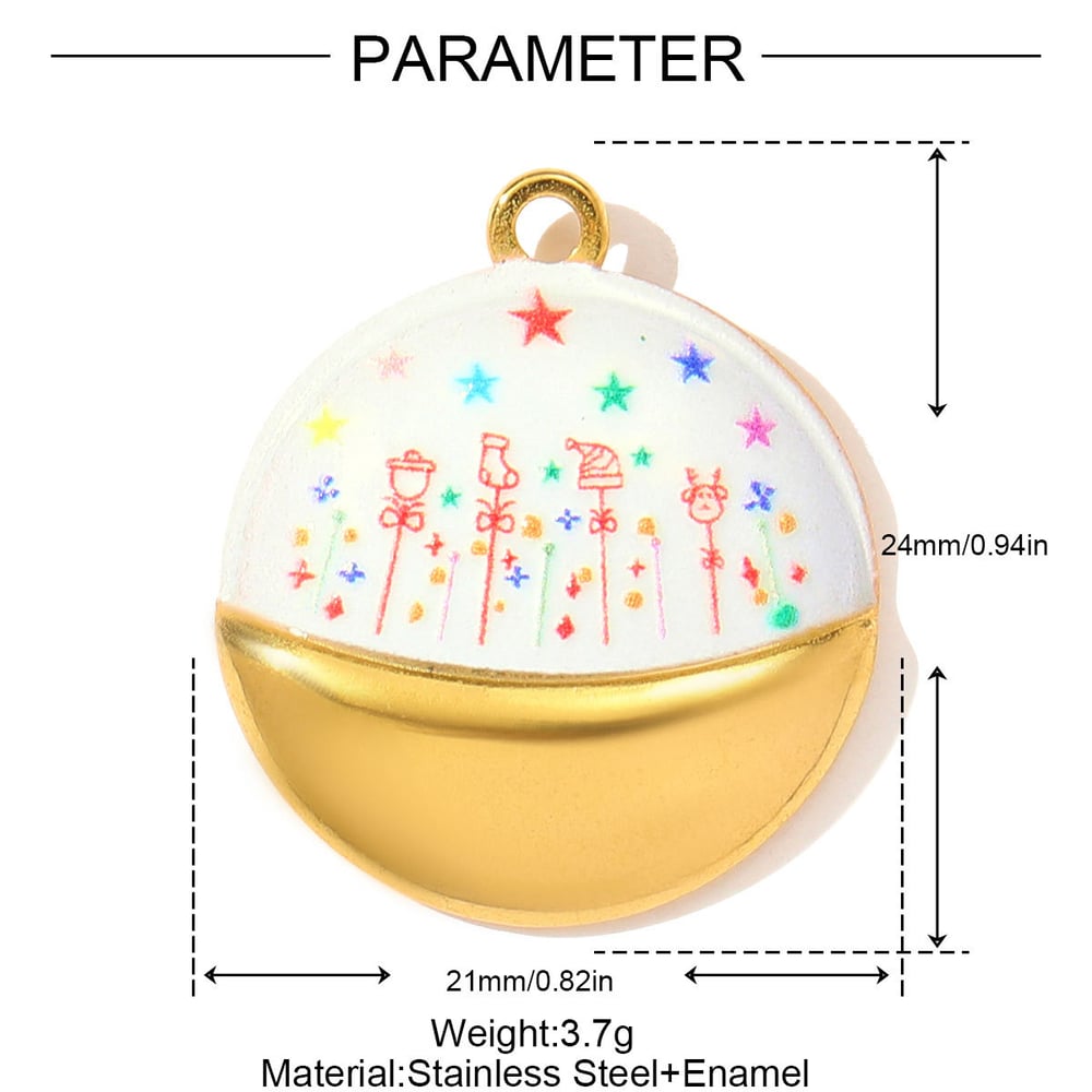 1 Piece Vivid Fruit Stainless Steel Gold Color Women's Pendants Picture2