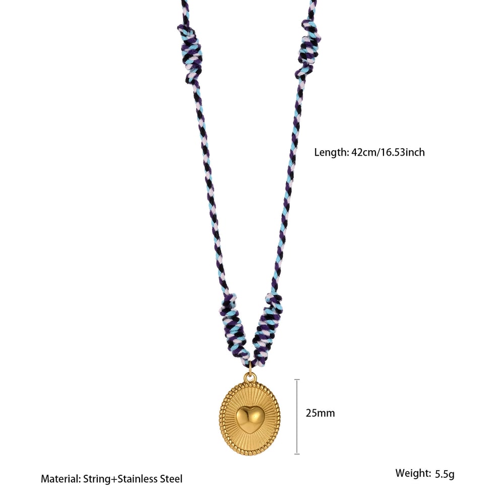 Collar con colgante clásico de luna de acero inoxidable para mujer, 1 pieza 