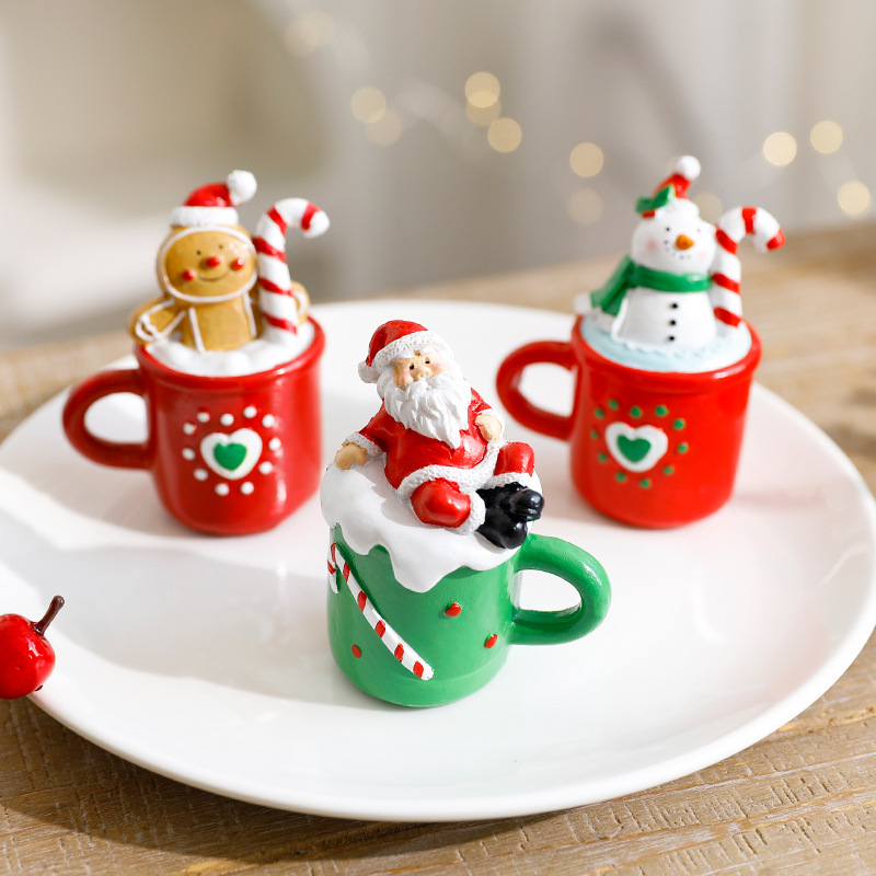 1 Piece Christmas Mug Resin Party Supplies Picture3