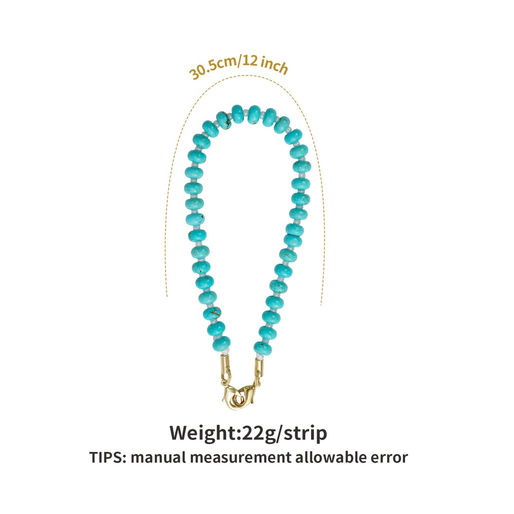 1 Piece Romantic Beads Natural Stones Phone Chain