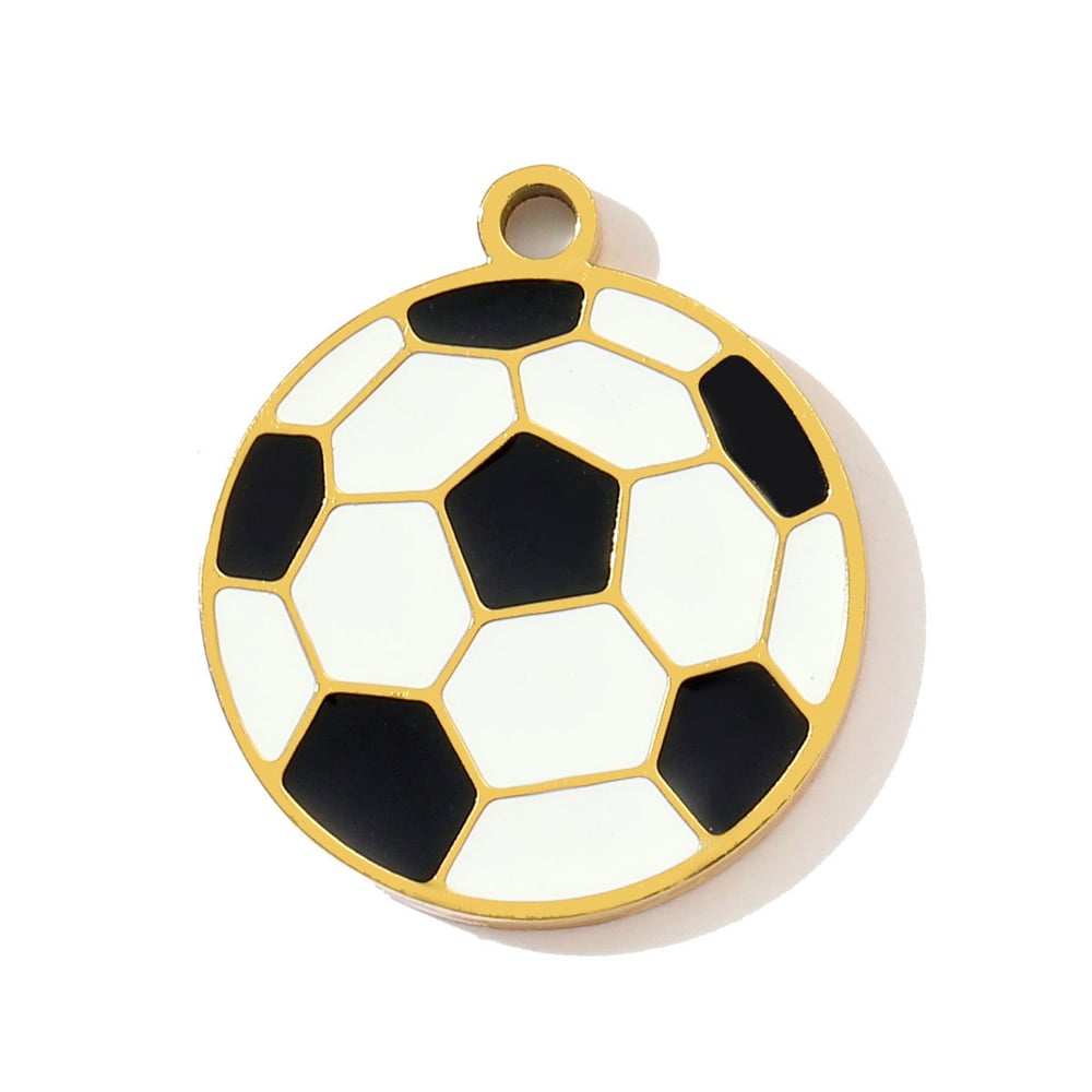 1 Piece Funny Coffee Stainless Steel Women's Pendants 