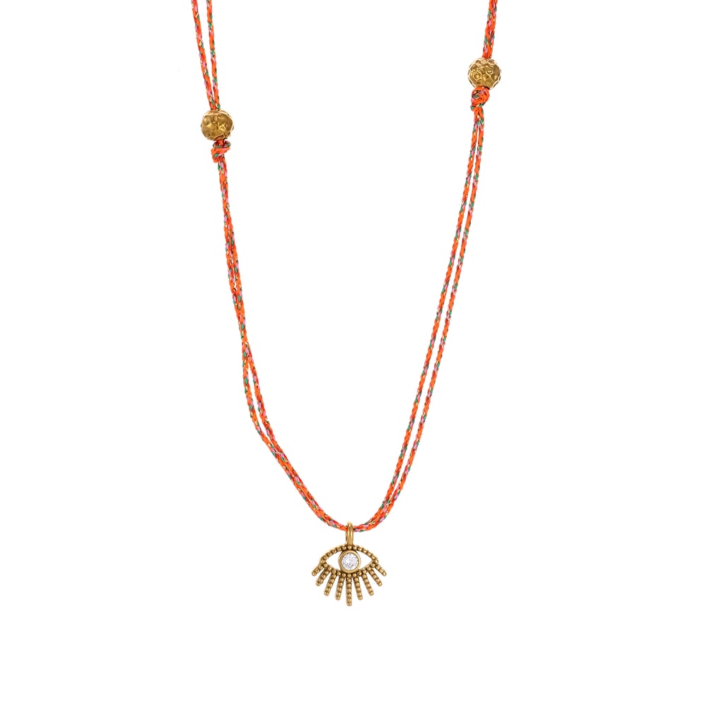 1 collar con colgante de acero inoxidable con forma irregular y caprichosa para mujer Imagen8