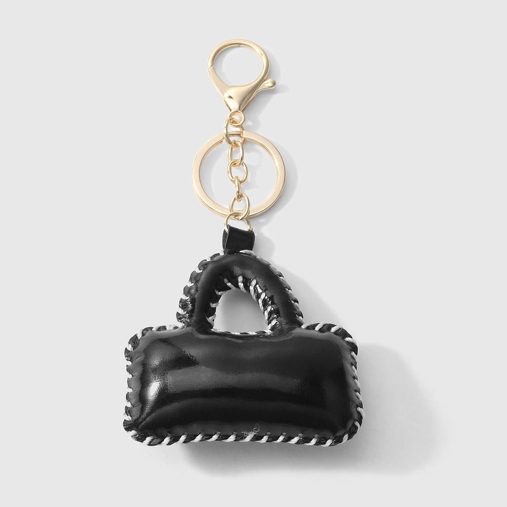 1 Piece Delicate Metallic Color Leather Women's Bag Charms