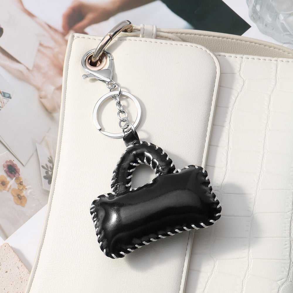 1 Piece Delicate Metallic Color Leather Women's Bag Charms h5Picture4