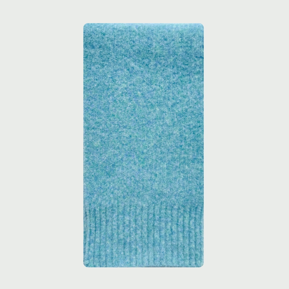 1 Piece Simple Solid Color Wool Blend Winter Scarf