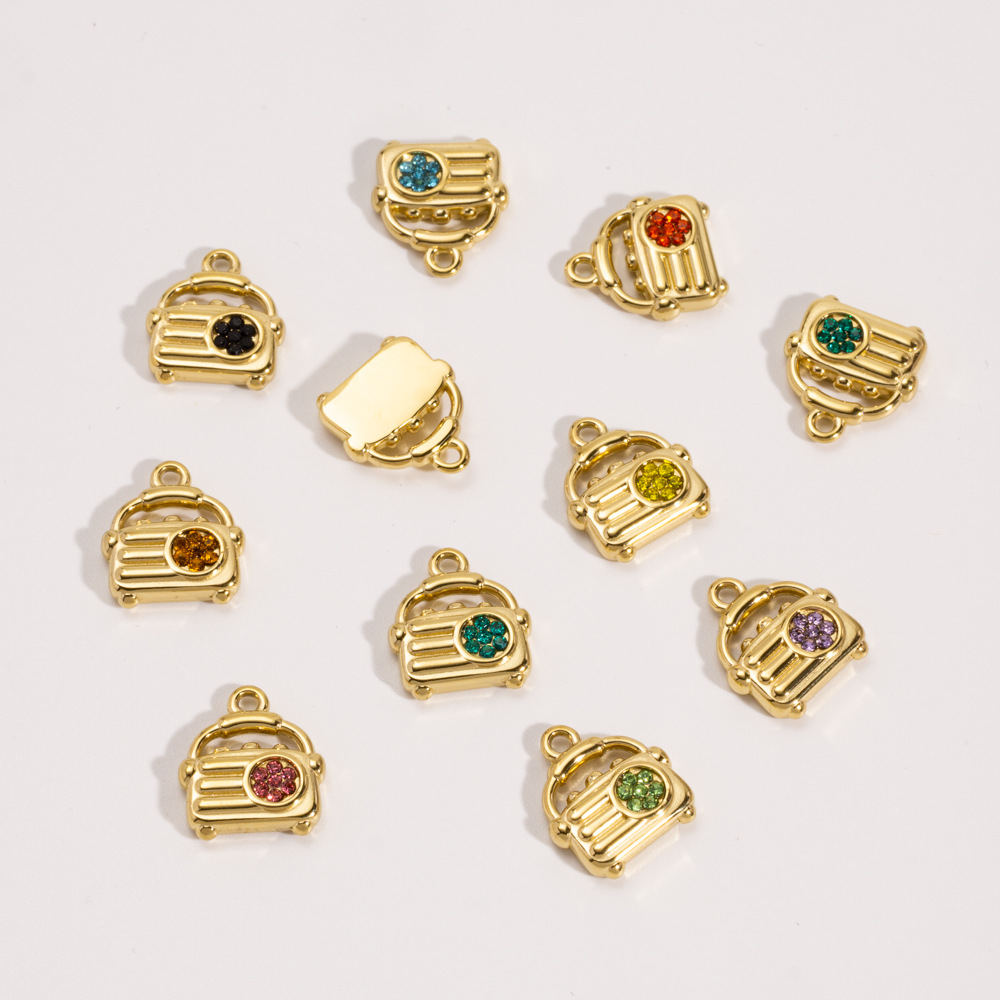 1 PieceRadio Shape DIY Irregular Shape Stainless Steel Women's Pendants Picture3