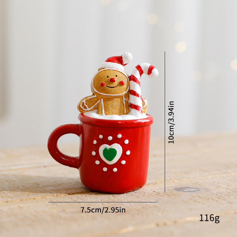 1 Piece Christmas Mug Resin Party Supplies 